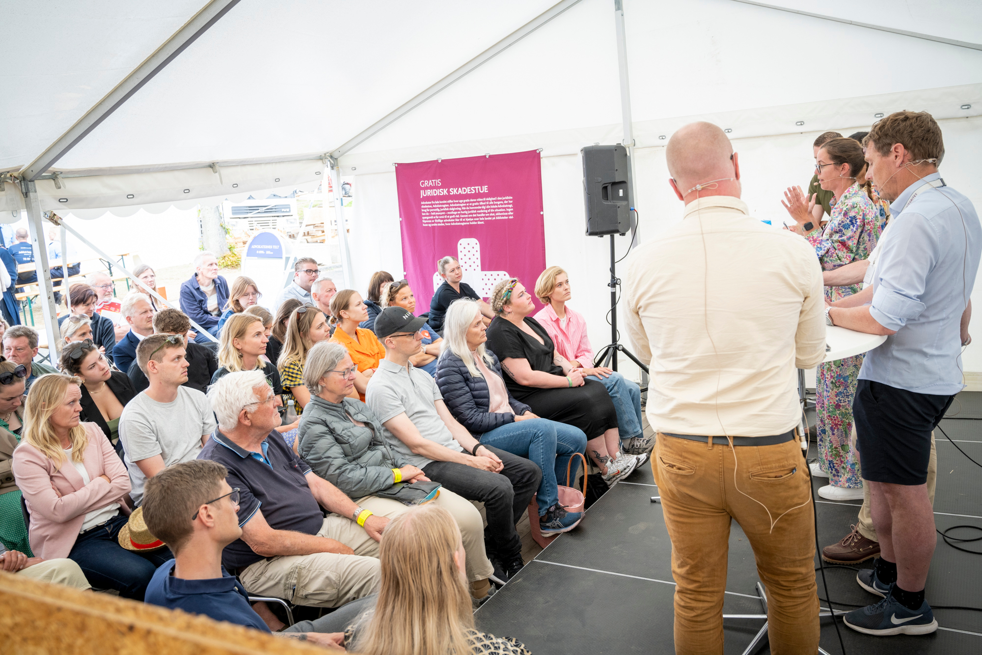 Der var stor publikumsinteresse for debatten