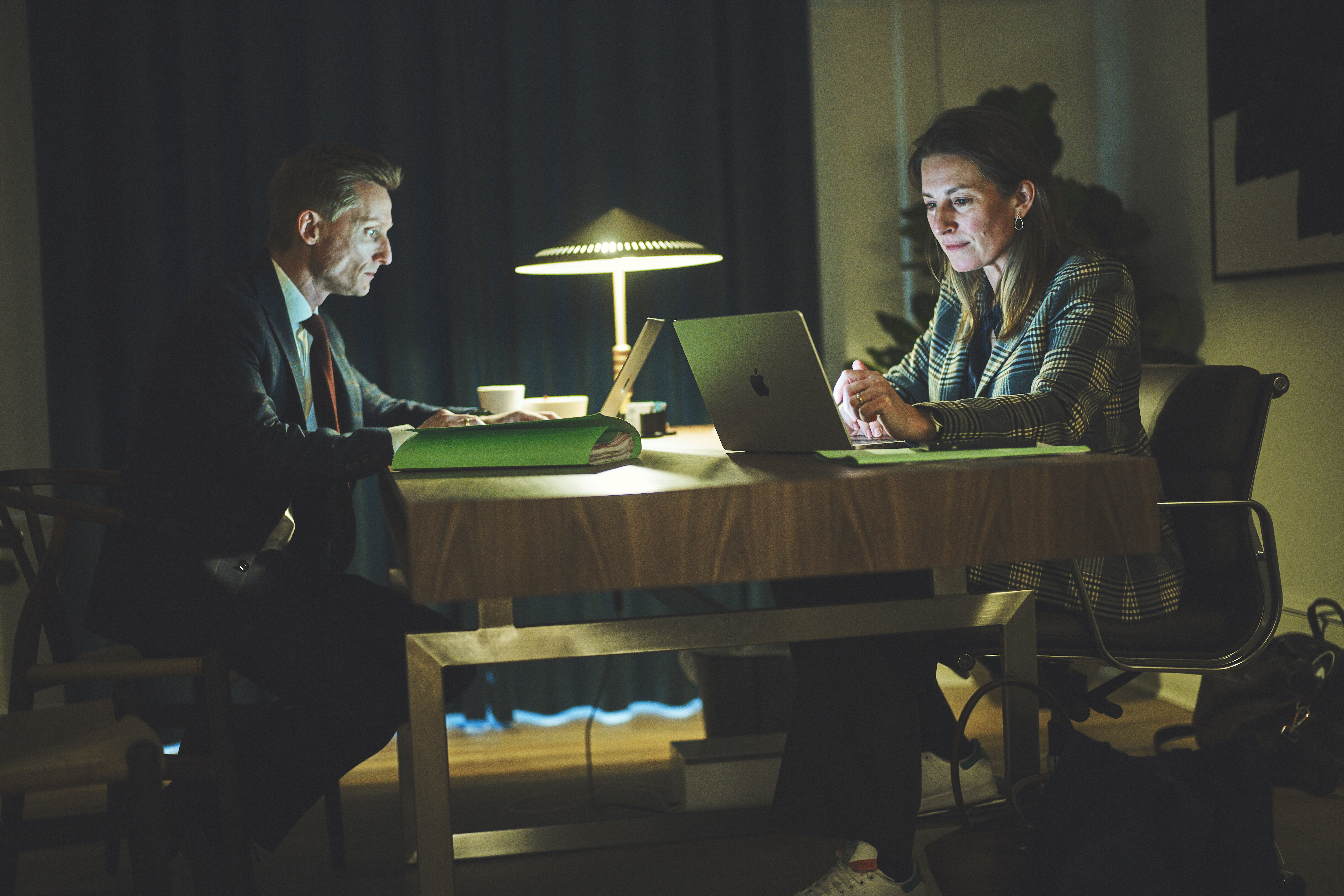 Forsvarsadvokaterne Thomas Brædder og Helene Lindberg Brædder