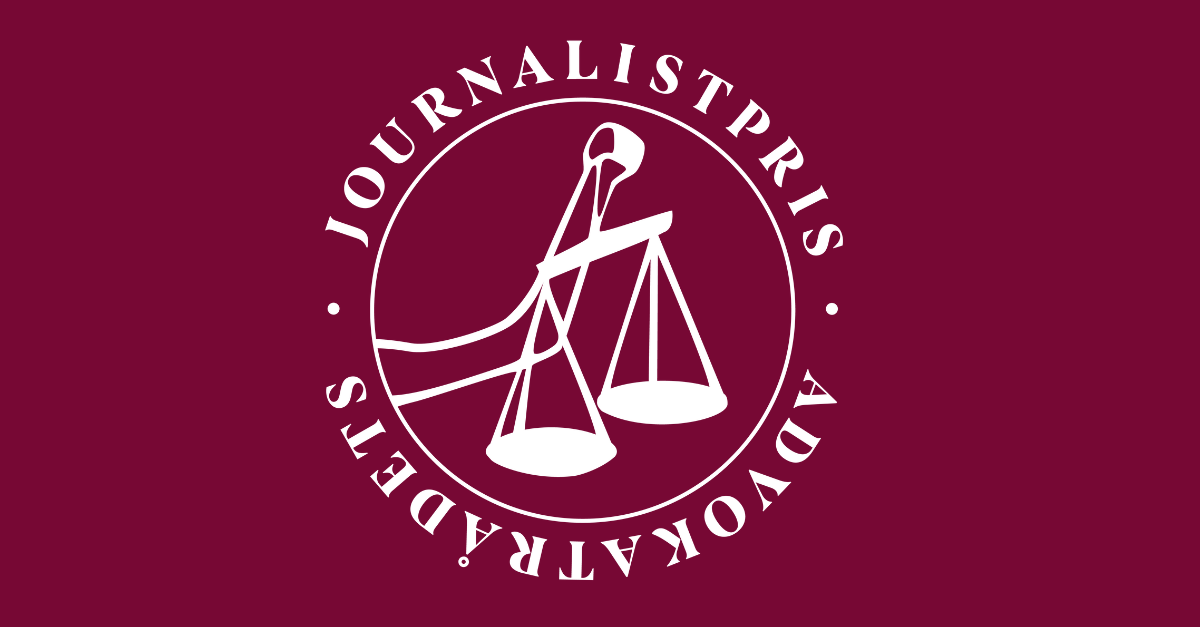 Logo - Advokatrådets Journalistpris