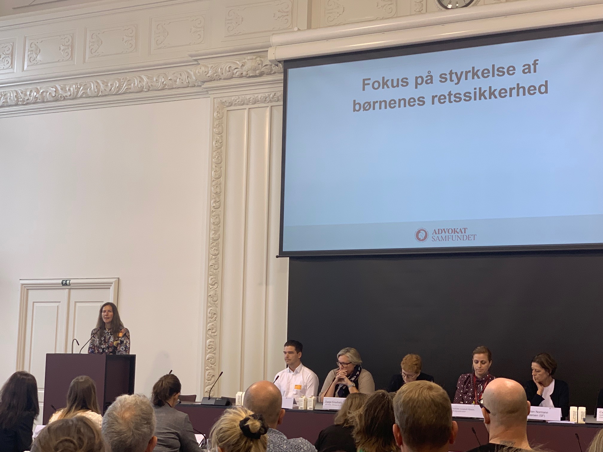 Karen Wung-Sung fremlægger Advokatrådets forslag til bedre retssikkerhed ved åben høring i Folketinget om det familieretlige system.