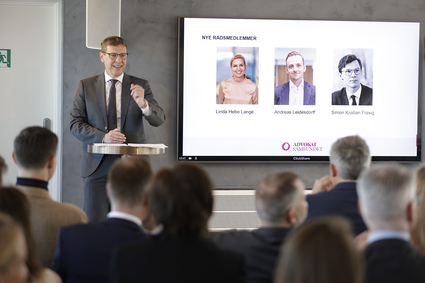 Martin Lavesen til Advokatmødet 2023.